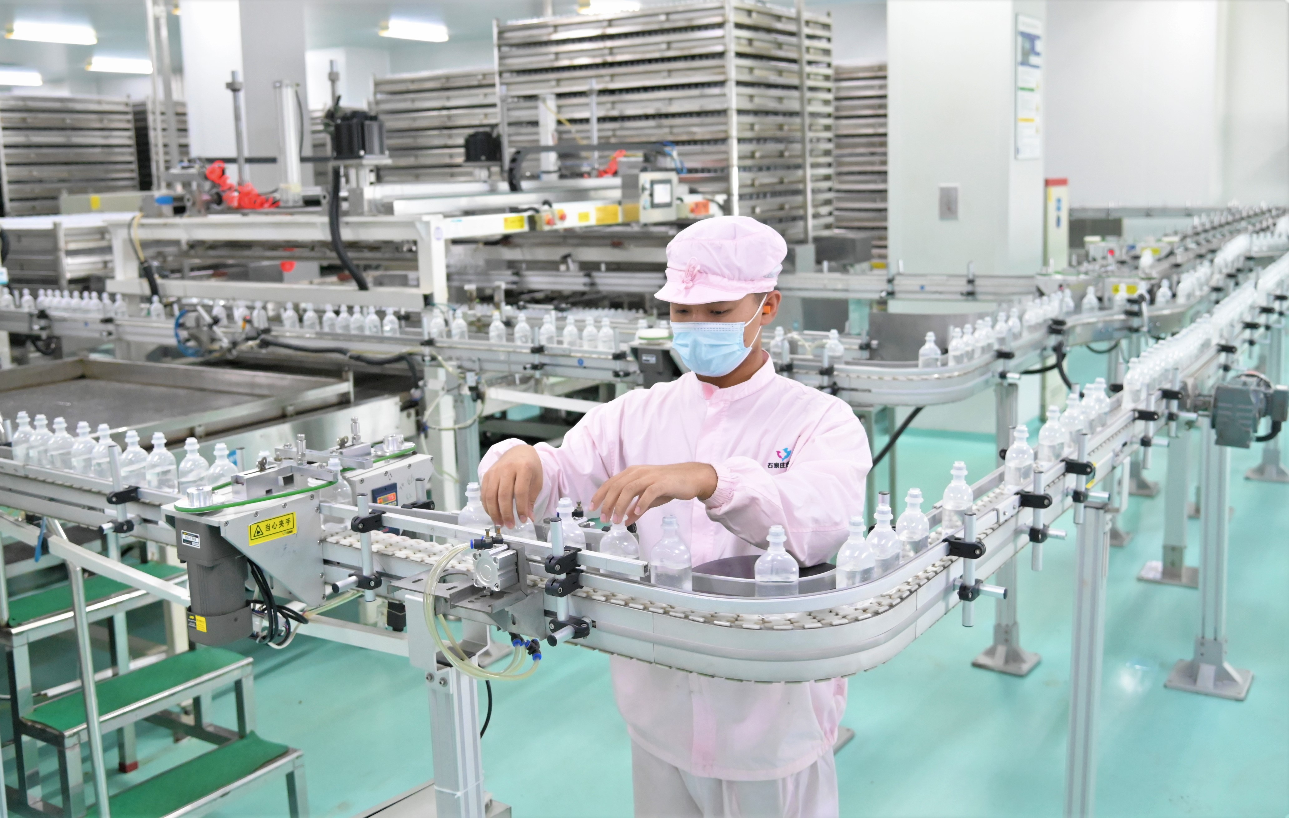 石家庄四药厂区生产线