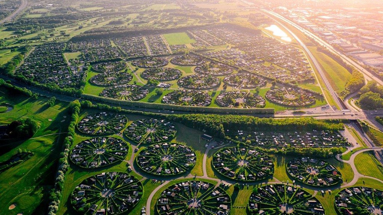 The story behind Denmark’s unique garden city of community circles