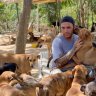 Animal Lover Brings 300 Dogs Into His House During Hurricane