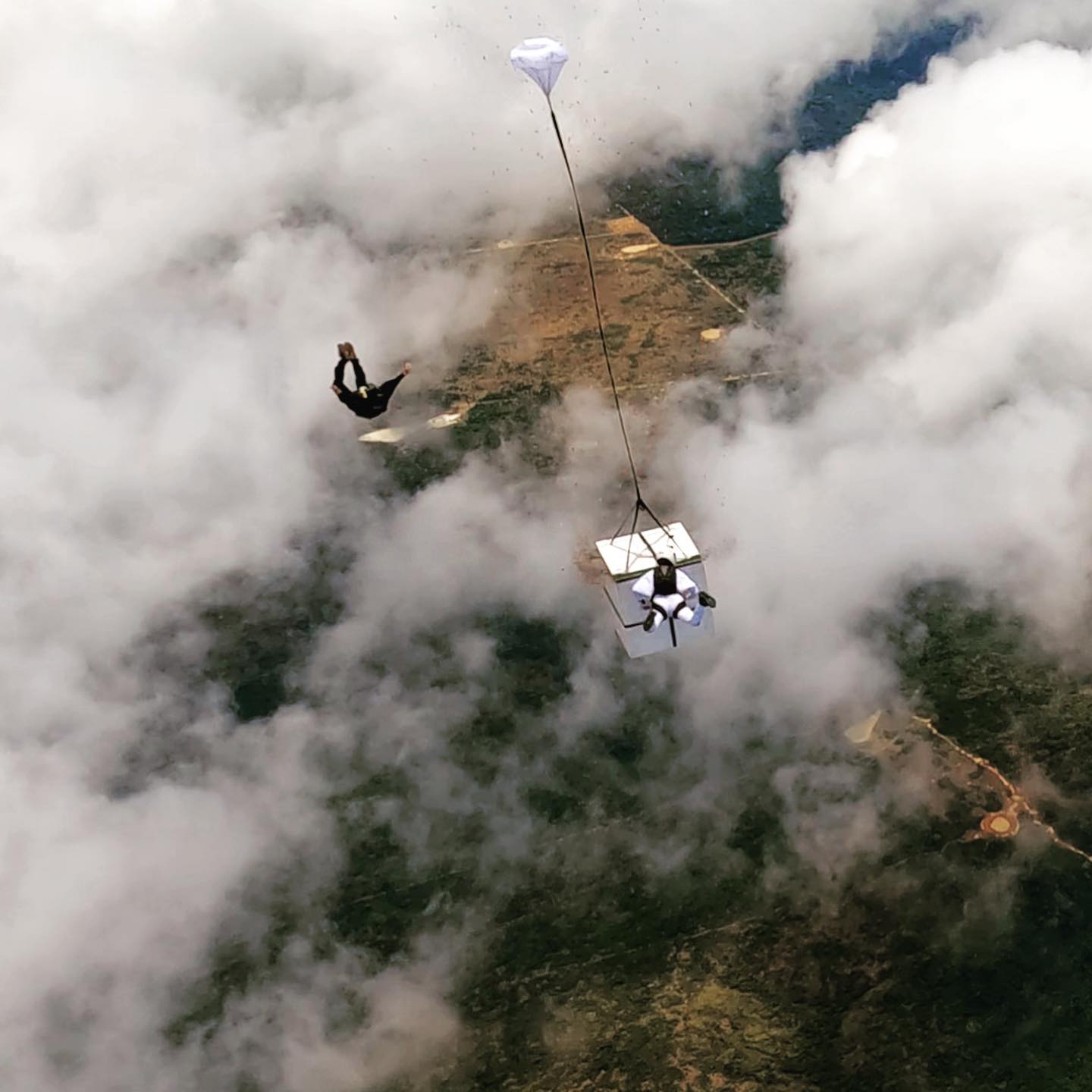 When he got within 6,500 feet of the deforested area, Luigi Cani it plunged at 300 km/h, reached the box in free fall and released the seeds at the correct height to ensure precise and even distribution.