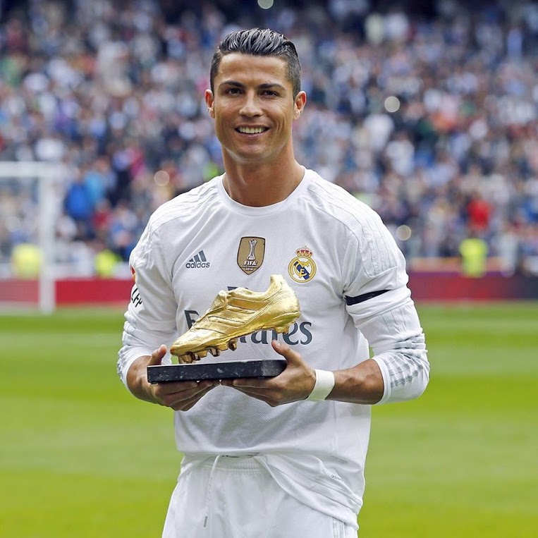 Cristiano and the valuable golden shoe